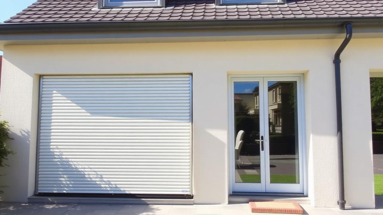 Volets roulants aluminium sur une maison en Sarthe